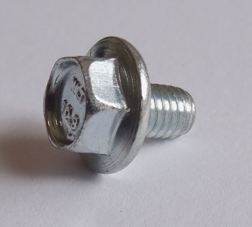 M5 - 0.8 x 8mm JIS Hex Head Flange Bolt - Small Head, Class 10.9 Zinc. JIS B 1189