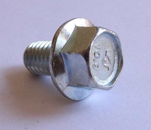 (15) M 8 - 1.25 x 14mm  JIS Hex Head Flange Bolt - Small Head, Class 10.9 Zinc.  JIS B 1189