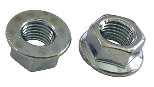 25 M10 - 1.25 JIS Hexagon Flange Nut - Non Serrated - Small Hex Class 8 Zinc. JIS B 1190