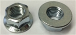 M12 - 1.75 Hexagon Flange Nut - Non-Serrated Class 8 Zinc. DIN 6923 / ISO 4161