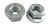 5 M16 - 2.0 Hexagon Flange Nut with Serrations Class 8 Zinc. DIN 6923 / ISO 4161