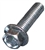 M10 - 1.5 x 30mm Hex Flange Bolt Large O.D. Class 10.9 Zinc IFI 536