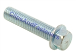 M 6 - 1.0 x 25mm Hex Flange Bolt - Small Head Class 10.9 Zinc