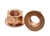 M10-1.25 Flange Exhaust Lock Nut Copper Plated 14mm Hex