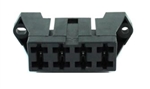 Fuse block body for ATO/ATC type fuses