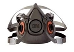 3M Half Face Respirator, Large, Reusable, 6300