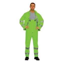Cordova Hi-Vis Green Rain Suit, 3-Piece HV353G