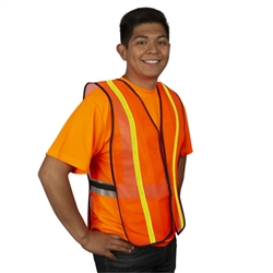 Cordova Safety Vest, Reflective Tape, Orange V110