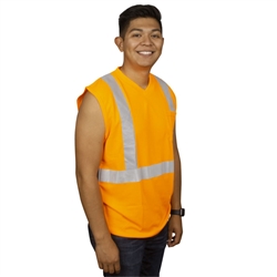 Cordova Class 2 Sleeveless T-Shirt, Orange V420