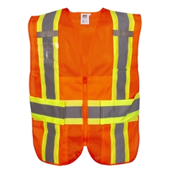 Cordova Class 2 Expandable Safety Vest, Orange VS290P