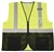 Cordova Class 2 Safety Vest, Lime, Black Bottom, VZB241P