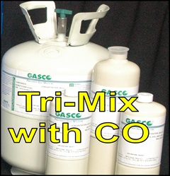 Gasco Calibration Gas, 3 Gas Mix (LEL/O2/CO)
