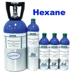 Gasco Hexane Calibration Gas Mixture, EcoSmart