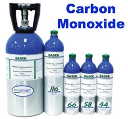 Gasco Carbon Monoxide Calibration Gas Mix, EcoSmart