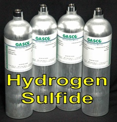 Gasco Hydrogen Sulfide Calibration Gas Mixture