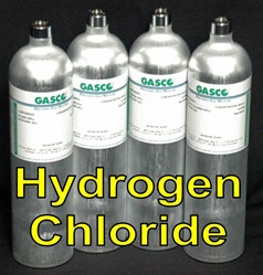 Gasco Hydrogen Chloride Calibration Gas Mixture