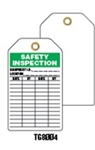 Safety Inspection Tag, Grommets