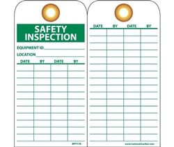 Safety Inspection Tags, Grommets RPT170G