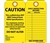 Caution Scaffold Tags, Grommets, SPT2