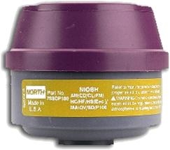 North Respirator Cartridge, Multi-Contaminant/P100 Combo 75SCP100