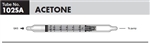 Sensidyne Acetone Gas Detection Tube, 0.1 - 5.0%, 102SA