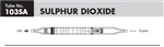 Sensidyne Sulfur Dioxide Gas Tube, 0.1 -  3.0%, 103SA