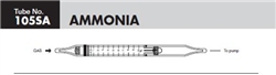 Sensidyne Ammonia Gas Detector Tube 105SA, 0.5-10%