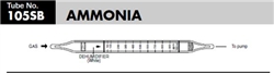 Sensidyne Ammonia Gas Detector Tube 105SB, 50-900 ppm