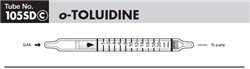 Sensidyne O-Toluidine Gas Detector Tube 105SD, 2-22 ppm