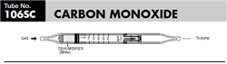 Sensidyne Carbon Monoxide Gas Detector Tube 106SC, 1-50 ppm