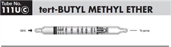 Sensidyne Tert-Butyl Methyl Ether Detector Tube 111Uc, 25-500 ppm