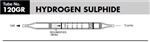 Sensidyne Hydrogen Sulfide Detector Tube 120GR, 0.025-0.4 gr/100 cf