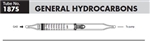 Sensidyne General Hydrocarbon Detector Tube 187S 50-1400 ppm