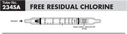 Sensidyne Free Residual Chlorine Detector Tube 234SA 0.4-5 ppm