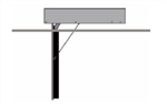 Samsung QN98QN90AAFXZA Motorized Flip Down TV Ceiling Mount