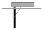 Motorized Flip Down TV Ceiling Mount