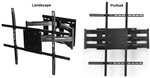 Samsung UN75KS9000FXZA Rotating TV wall bracket - All Star Mounts ASM-501L