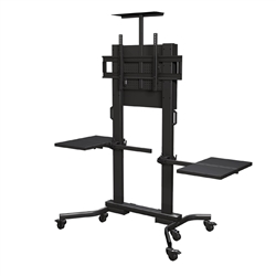 50-90in TV Mobile Cart height adjustable
