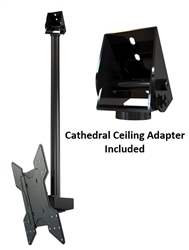 Cathedral Ceiling TV Mount Bracket Kit