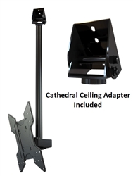 Cathedral Vaulted Ceiling 32in-55in TV Bracket