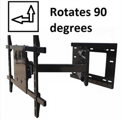 Samsung UN43KU7000 Articulating Wall Mount rotates 90 deg portrait-landscape