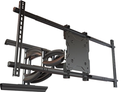 Samsung QN85Q70RAFXZA Heavy Duty Articulating wall mount has 27 inch extension 50 deg swivel and adjustable tilt tilt