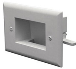 Low Voltage Recessed Cable Wall Plate