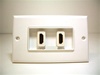 HDMI Decora Style Wall Plate with 4 inches built-in cab