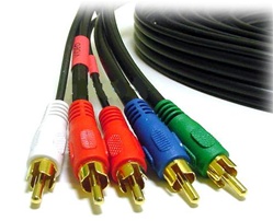 12FT 5-RCA Component Video/Audio Coaxial Cable (RG-59/U)