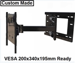 TV wall mount bracket with 31.5in extension - LG 55EG9200  All Star Mounts ASM-504M