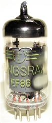 Brand New MINT NOS Rare DEC-1963 Tungsram EF86. Non corrosive alloy pins. Made in Hungary. NOT relabeled RFT E. German tubes which are common. Tungsram made some of the finer tubes in Eastern Europe due to its exposure to subsidiaries in Gt. Britain and