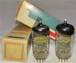 Brand new, MINT NOS NIB 1960s RFT ECC83 12AX7 VEB Röhrenwerke RWN Neuhaus Prod Tubes with Halo Getter. Made in E. Germany. These are in the top 2-3 desirable tubes for Guitar tone, and also work fine in Audio gear. .