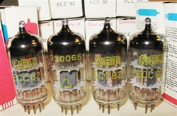 Brand New, MINT NOS NIB 1971-72 RFT  ECC82 12AU7 Single Support Halo Getter Tubes. Made in E. Germany.