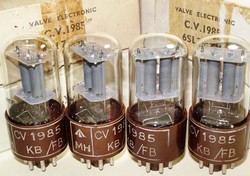 Brand New, Matched Pairs RARE MINT NOS NIB AUGUST-1956 Brimar CV1985 6SL7GTY Tubes. Square Getter and Brown Micanol Base. STC Footscray production. From British Military Stock. One of the most desirable 6SL7 type tubes.